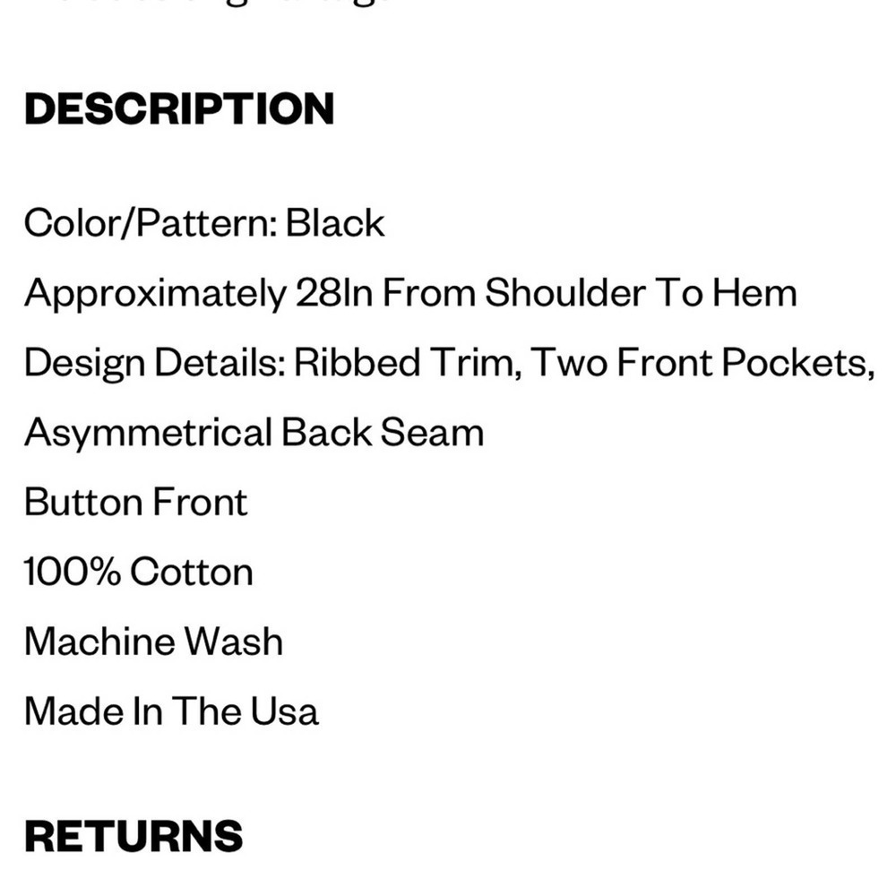 Wilt big slouchy cardigan black small - Picture 3 of 9